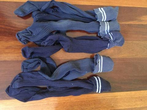 Redlands College Boys Long Socks size 7-10 x 5 pairs
