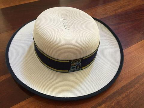 Redlands College Girls Formal White Hat size small
