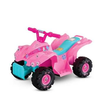 Kids Ride-on Disney Princess Mini Quad Bike Pink Children Toy 6V