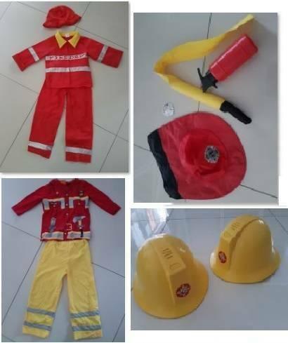 Size 2-5 Fireman Costumes and Accessories - Various prices