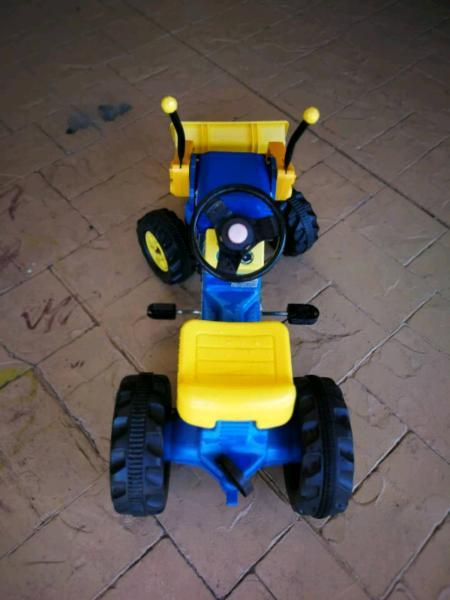 kids tractor and loader $25