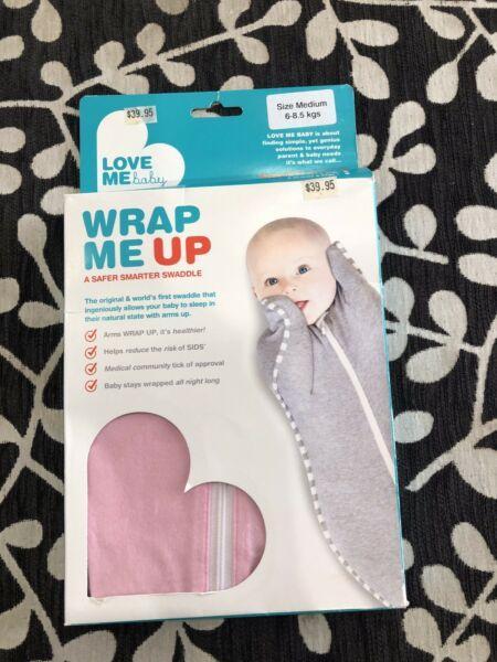 LOVE ME BABY - WRAP ME UP SWADDLE - BOXED