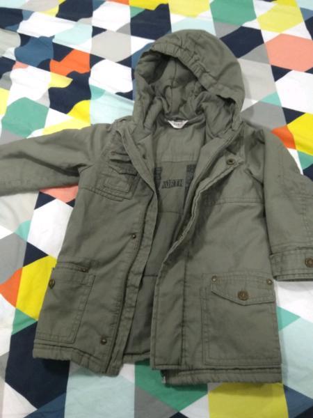 Size 4 Jack and Milly designer Winter Jacket full Cotton