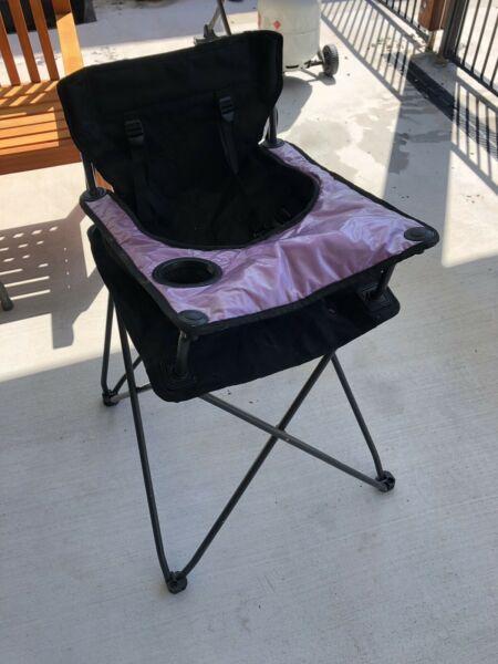 Baby camping high chair