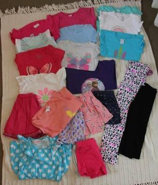 Size 6 Girls Summer Clothing (Pack 9)