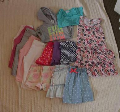 Size 4 Girls Summer Clothing (Pack 13)