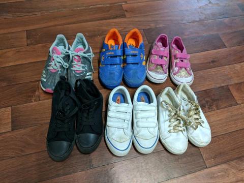Girls shoes bundle size 11-13