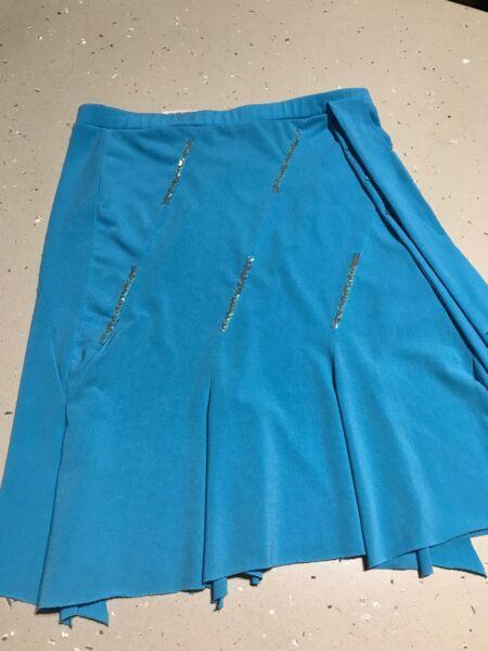 Size 8/10 years blue sequin skirt