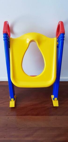 Kids Toddler Toilet Training Seat Ladder