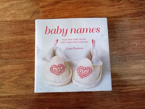 Baby names book - Good as new