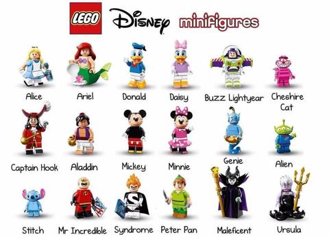 LEGO Disney Minifigures 71012 Buzz Lightyear Alice Cheshire Cat