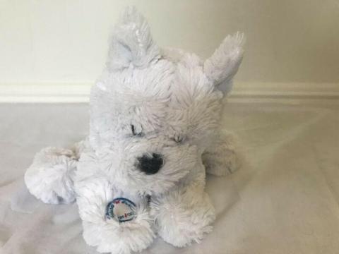 Snuggle and glow soft toy dog