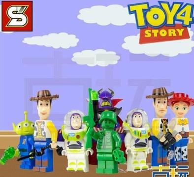 Minifigures Toy Story building blocks set pf 8 Lego compatible