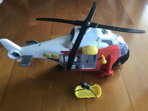 Toy rescue helicopter 64cm