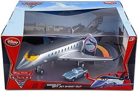 Disney Store CARS 2 Very Rare Siddeley Spy Jet Shoot Out BNIB
