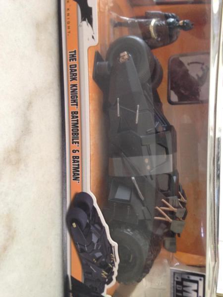 The Dark Knight Batmobile and Batman Collector Toy