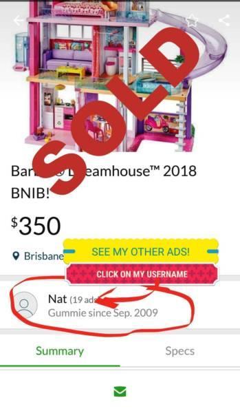 Barbie® Dreamhouse™ 2018 BNIB, SOLD! See my other listings!