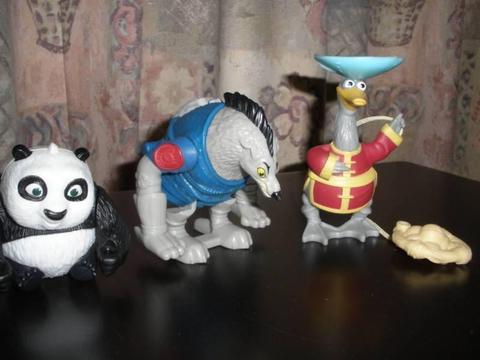2011 Kung Fu 2 Panda Happy Meal Toys
