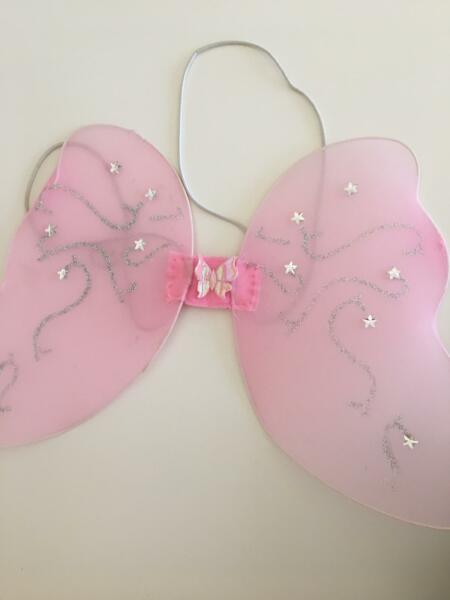 Pink Dress-Up Fairy Wings With A Wand