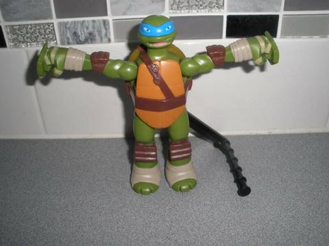 2014 Viacom Playmates 10.5cm LEONARDO Teenage Mutant Ninja Turtle