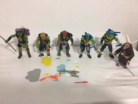 ninja turtles toys whole team