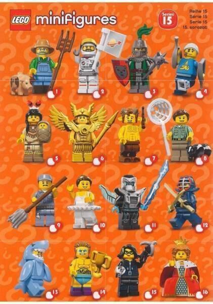 Lego 71011 Series 15 Collectible Minifigures Complete Set of 16