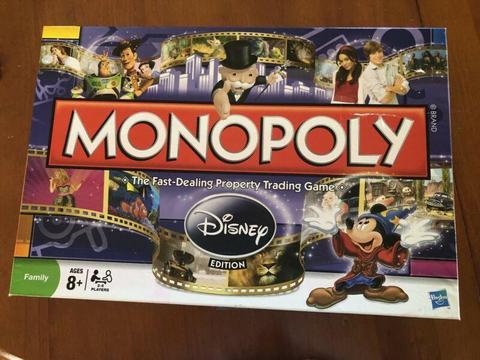 Monopoly Disney Golden Tinkerbell Edition 2009 Hasbro Complete as new