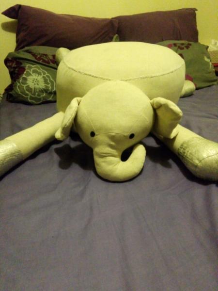 Toy Elephant Ottoman Large $5