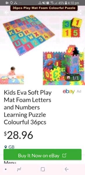 play mat - foam Mat - Alpabet puzzle mat