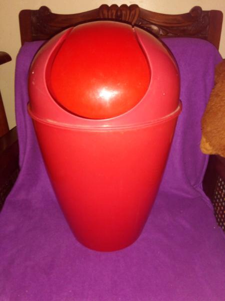 Bin - Flip Top - Bright Red - Ideal For Kids Room