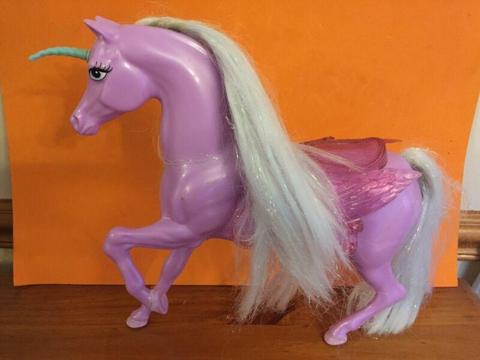 BARBIE Lila Unicorn Pink horse