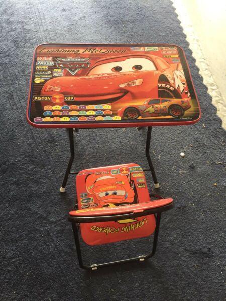 Disney Cars Kids Table and Chair