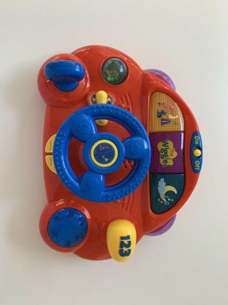 wiggles steering wheel toy