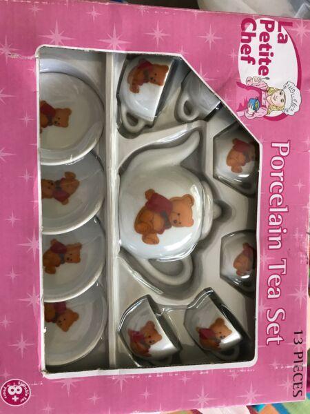 Girls porcelain tea set