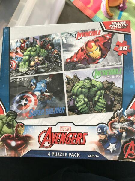 Avengers 4 puzzle pack