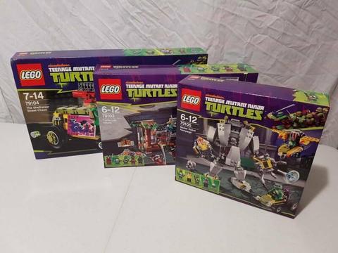 LEGO TMNT Set Lot (79103,79104 & 79105)