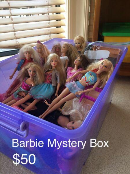 Very Large Box of Barbies and Accessories!!