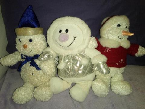 Stuffed Toys brand TESCO Chilly & Friends & Magical Friends Snowm