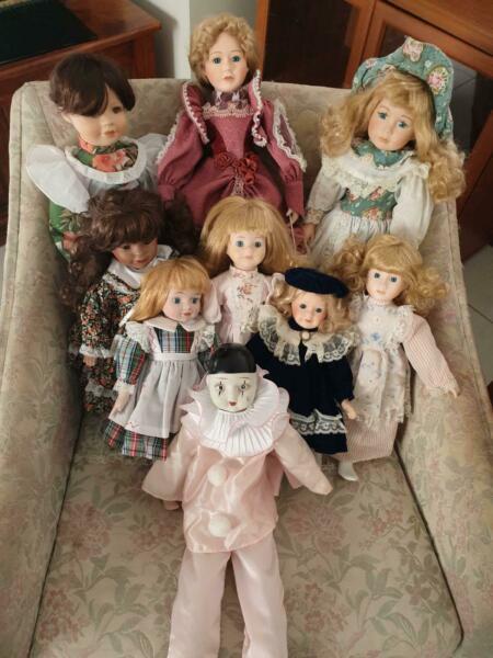 Porcelaine dolls, 20 years old