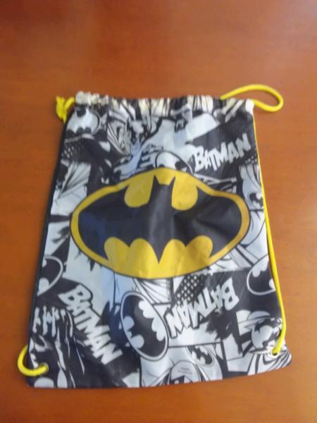 Batman water-proof drawstring book bag