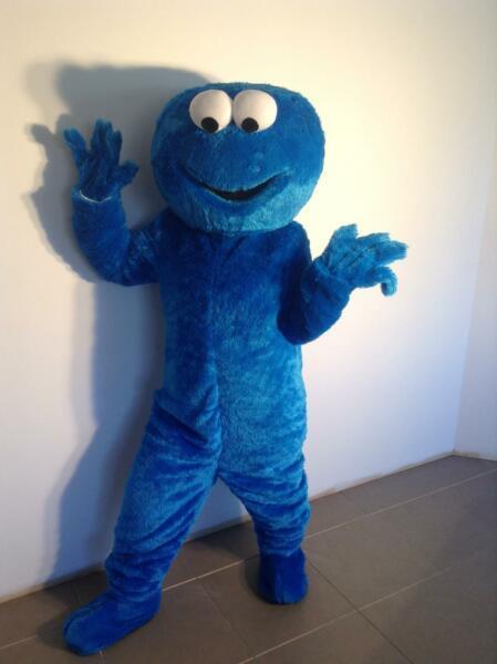 Cookie Monster or Dora mascot costume hire
