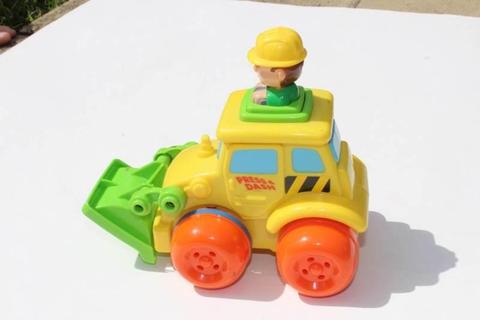 Press and Dash Front Loader Toy