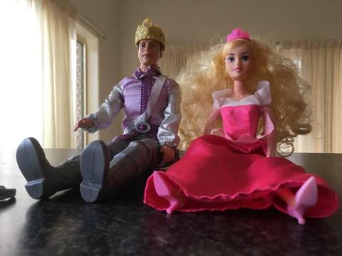 Barbie Sleeping Beauty and her Prince