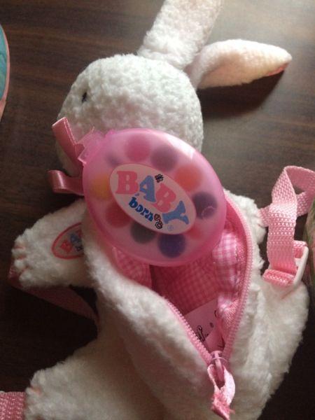 Baby Born Bunny Backpack in Egg