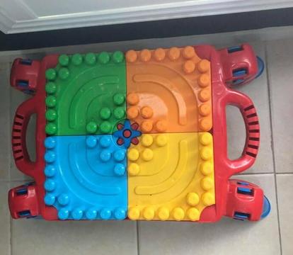 Toy blocks and stacker toys