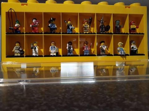 LEGO Minifigures Display Cases & Torch