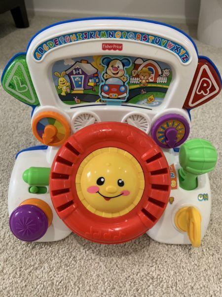 Fisher Price Laugh & Learn­ Rumble & Learn Driver excellent condition