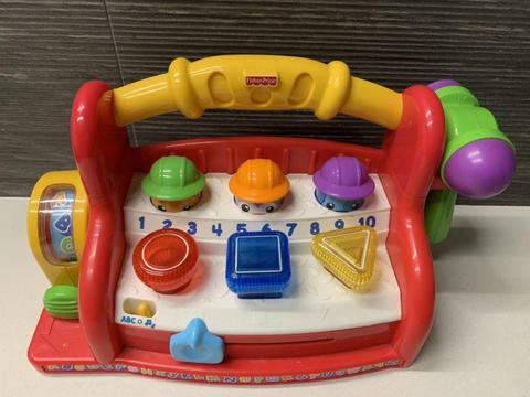 Fisher Price Laugh and Learn Learning Tool bench GUC RRP $45