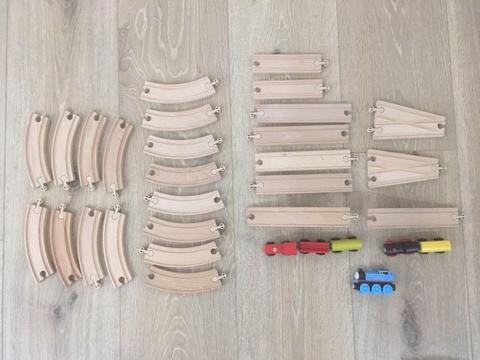 Ikea toy train set