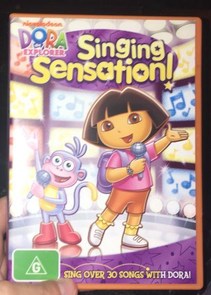 DORA SINGING SENSATION DVD - OVER 30 songs to sing along to